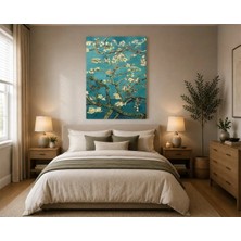 Rose Light Kiraz Ağacı Çiçeği Duvar Dekoru Ahşap Mdf Baskı Tablo Mdf Tablo