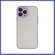 Nida iPhone 13 Pro Max Uyumlu Kılıf Montreal Silikon Kapak - Mor Nıda