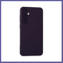 Nida Samsung Galaxy S24 Uyumlu Kılıf Nano Içi Kadife Silikon - Mor Nıda