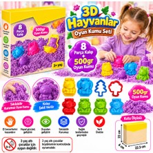 Str Store 03612 3D Hayvanlar Kum Seti 500 gr / +3 Yaş