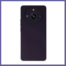Nida Realme 11 Pro Uyumlu Kılıf Nano Içi Kadife Silikon - Mor Nıda