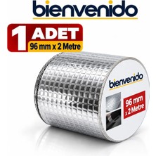 Çatı Izolasyon 96 mm x 2 mt Su Sızdırmazlık Geçirmezlik Yalıtım Çamur Tamir Boru Bant Bandı