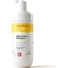 Mamaaura Ultra Hassas Bebek Vücut ve Saç Köpük Şampuanı - Baby Foam Shampoo 250 ml