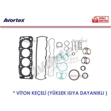 Avortex Full Takım Conta Partner 1 206 207 306 Expert Berlingo 1 Xsara C15 Jumpy Scudo 1,9d Dw8 0197.X6