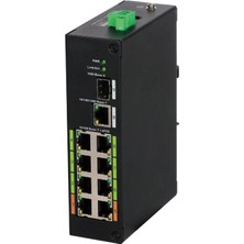 Dahua LR2110-8ET-120 8 Portlu 800MT Uzun Mesafe Epoe Switch