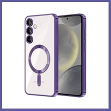 Nida Samsung Galaxy A55 5g Uyumlu Kross Magneticsafe Kapak - Mor Nıda