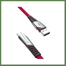 Bezos Konfulon DC16 Micro USB Kablo 1m 2.4A - Kırmızı HB006