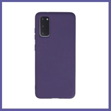 Nida Samsung Galaxy S20 Uyumlu Kılıf Nano Içi Kadife Silikon - Mor Nıda