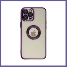 Nida iPhone 12 Pro Uyumlu Kılıf Slot Silikon - Mor Nıda