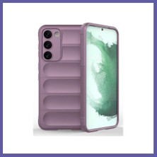 Nida Samsung Galaxy S23 Plus Uyumlu Kılıf Optimum Silikon - Mor Nıda