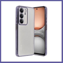 Nida Realme C75 4g Uyumlu Kılıf Lensli Silikon - Mor Nıda