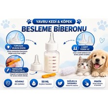 Hakdem Pet 50ML Yavru Kesi Biberonu-Besleme Şişesi Seti