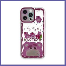 Nida iPhone 14 Pro Uyumlu Kılıf Sweet Desenli Silikon Kapak - Pembe Nıda