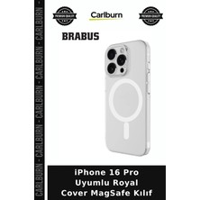 Carlburn iPhone 16 Pro Uyumlu Royal Cover Magsafe Kılıf Akıllı Telefon Cihaz Kılıfı Cep Telefonu