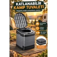 Efsane KAMP - Portatif Katlanabilir Konfor Kamp Seyahat Tuvaleti - Büyük