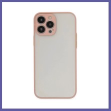 Nida iPhone 14 Pro Max Uyumlu Kılıf Montreal Silikon Kapak - Pembe Nıda