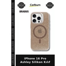 Carlburn iPhone 16 Pro Ashley Silikon Kılıf Ofis Parıltı Yenilik