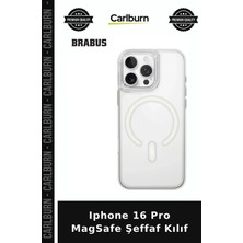 Carlburn Iphone 16 Pro Magsafe Şeffaf Kılıf Telefon Kapağı Cihaz Koruma Mobil Aksesuar