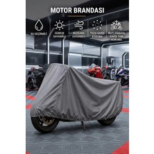 Depozee Kral Motor Kr-25 Ava 3000 Elektrikli   Miflonlu Premium 4 Mevsim Koruma Gri Eko Branda