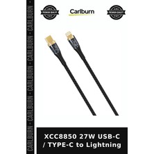Carlburn XCC8850 27W Usb-C / Type-C To Lightning Kolay Kullanım Teknik Parça Akıllı Kablo