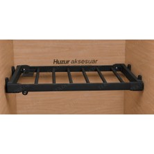 Huzur Raylı Pantolonluk Kemer Kravat Askılı 60 cm Dolap Uyumlu