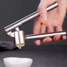 Betomz Paslanmaz Çelik Manuel Sarımsak Ezici - Ergonomik Mutfak Sarımsak Presi