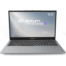 Quantum Prime TM1200 Intel I5-13600H 16GB 512GB SSD HDMI+WIFI+RJ45 Işıklı Klavye Parmak Izi Okuyucu 15.6" Fhd IPS Freedos Notebook QNNTB10B060719