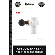 Carlburn FG01 3000MAH Şarjlı Kas Masaj Tabancası Taşınabilir Dinlenme Gevşeme