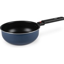 MELLİFERA Kampa 18CM x 7cm Mavi Çıkabilir Saplı Kamp Tenceresi