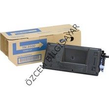 Kyocera TK-3100 (1T02MS0NL0) (FS-2100/FS-4100/FS-4200/FS-4300/M3040/M3540) Muadil Siyah Toner (12.5k) (Japon Toner)