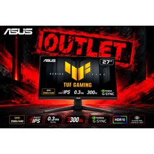Asus Tuf Gaming VG27AQML5A 27" 0.3 Ms 2k Pivot IPS 300 Hz Oyuncu Monitörü