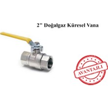 2" Doğalgaz Küresel Vanası
