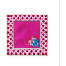 Ge Living Dekoratif Flower Festival Uyumlu Pembe Kokteyl Peçete ( 2 Adet )