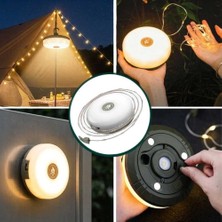 Birsence Ergonomik Su Geçirmez Şarjlı Kamp Lambası ve LED Işık Seti