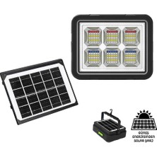 Birsence WS-5570 150 Watt Güneş Enerjili Solar Kamp Feneri Projektör