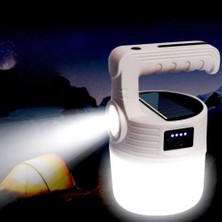 Birsence Süper Parlak Güneş Enerjili Kamp Lambası 2000 Lümen USB Şarjlı