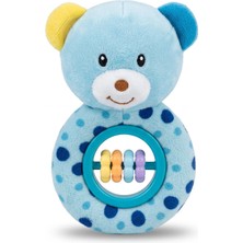 Eco Lounge Bebek Peluş Çıngırak Çiçek Tasarımlı Boncuklu El Çıngırağı 15 cm 1 Adet BX-316460