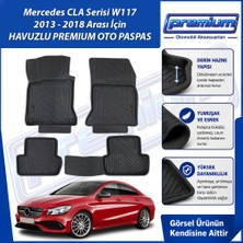 Mercedes Cla Paspas Araca Özel W117 Kasa 2013-2018 Derin Havuzlu Premium Oto Paspas