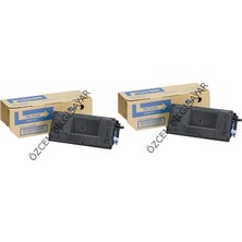 Kyocera TK-3100  (1T02MS0NL0) (FS-2100/FS-4100/FS-4200/FS-4300/M3040/M3540) Muadil Siyah Toner (2'li Paket) (12.5k*2) (Japon Toner)