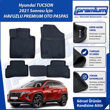 Hyundai Tucson Paspas Araca Özel 2021 ve Sonrası Derin Havuzlu Premium Oto Paspas