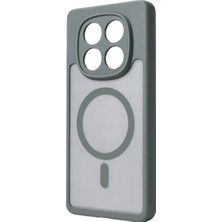 Svoria Store   Redmi Note 14 Pro 4g Loji Magsafe Kapak - Gri