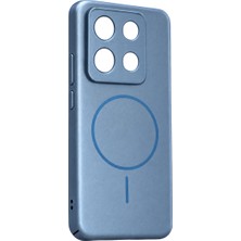 Svoria Store   Redmi Note 13 5g Mika Pc Magsafe Kapak - Açık Mavi
