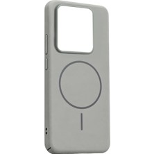 Svoria Store   Mi 14T Pro Mika Pc Magsafe Kapak - Gri