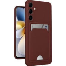 Svoria Store  Samsung Galaxy S24 Kelvin Kartvizitli Silikon - Bordo