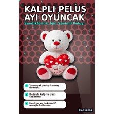 Eco Lounge Kalpli Peluş Ayı Oyuncak 60 cm - Sevimli Ayıcık Figürü, Çocuk Hediyesi BX-316299