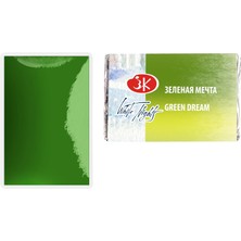 Tr Sınırlı Üretim Granülasyon Metamorfozları Suluboya Profesyonel Sanatçı Sınıfı Boyalar Koleksiyonu Canlı Işığa Dayanıklı Renkler Nevskaya Palitra (Green Dream)