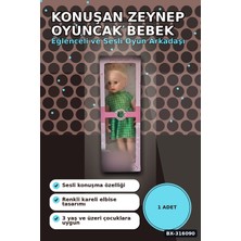 Eco Lounge Konuşan Zeynep Oyuncak Bebek 58 cm Sert Bacaklı Sesli Çocuk Oyun Arkadaşı BX-316090