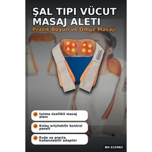 Eco Lounge Boyun ve Vücut Masaj Aleti Şal Tipi - Ev Ofis ve Araç Kullanımına Uygun BX-315982