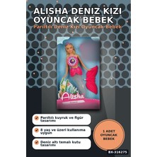 Eco Lounge Alisha Deniz Kızı Oyuncak Bebek 29 cm Renkli Figür Tekli Set BX-316275