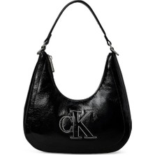 Calvin Klein Kadın Ck Logo Detaylı Omuz Askılı Siyah Çanta LV04F3898G-UB1